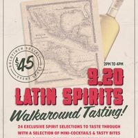 LATIN SPIRITS WALK AROUND TASTING thumbnail