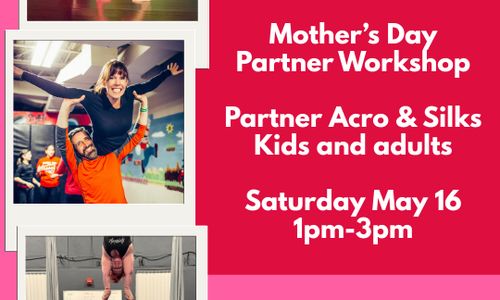Thumbnail for Mother's Day Partner Acro and Aerial Silks Workshop
