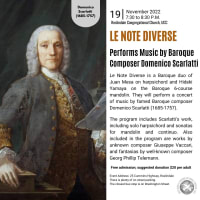 Le Note Diverse: Performs Music by Baroque Composer Domenico Scarlatti (1685-1757) thumbnail