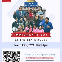 Immigrants' Day at the State House 2023 thumbnail