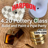 420 Pottery Party: Build - and Paint - Your Own Pipe Class thumbnail
