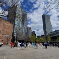 Bow Sim Mark students perform on World Tai Chi Day in Boston's Chinatown thumbnail