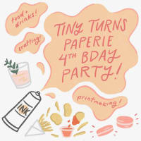Tiny Turns Paperie 4th Birthday Celebration thumbnail