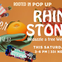 Edie Parker DIY Rhinestone Lighter Pop-up at Rooted In thumbnail
