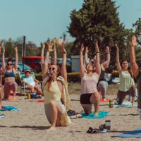 Beach Yoga w/ daisyface flow! thumbnail