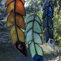 Stained Glass Feather, intro to Stained Glass Class thumbnail