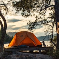 Kayaking and overnight camping thumbnail