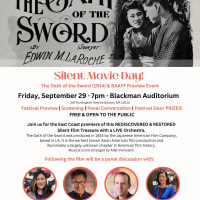 Silent Movie Day - The Oath of the Sword (1914) & BAAFF Preview Event thumbnail