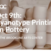 Cyanotype Printing on Pottery thumbnail