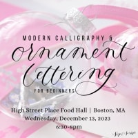 Modern Calligraphy & Ornament Lettering for Beginners at High Street Place thumbnail