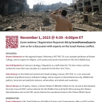 MIT Starr Forum: The Israel-Hamas conflict: Expert perspectives on the ongoing crisis thumbnail