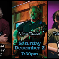 Rachel Marie, Rob Siegel, Dann Russo at Somerville Armory Cafe Saturday December 2 thumbnail