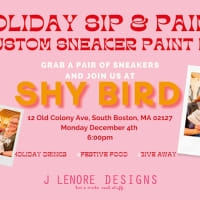 Holiday Paint n' Sip! DIY Sneaker Paint Night-Customize your own sneaks! thumbnail