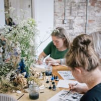 Carnations & Crystals: A Botanical Watercolor Paint Workshop (Beginner Friendly) by AIRI thumbnail