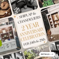 Shiplap & Chandeliers Anniversary Event thumbnail