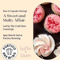 Beer & Cupcake Pairing at Portico Brewing thumbnail