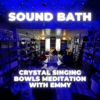 Sound Bath Crystal Singing Bowls Healing Meditation With Emmy Mathis thumbnail
