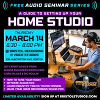 A Guide to Setting Up Your Home Studio - FREE Audio Seminar! thumbnail