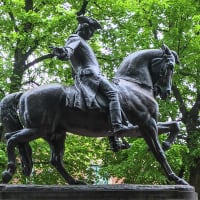 Paul Revere and William Dawes Ride in Arlington (Menotomy) thumbnail