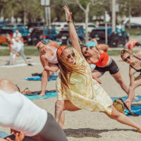 Beach Yoga w/ daisyface flow! thumbnail