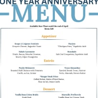 1st Anniversary Special Menu thumbnail
