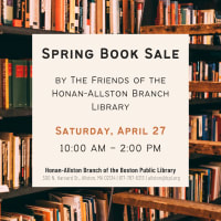Friends of the Honan-Allston Library Spring Book Sale thumbnail