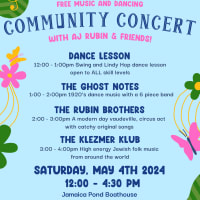 Community Concert with AJ Rubin & Friends! thumbnail