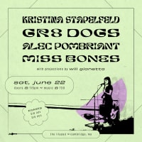 Kristina Stapelfeld, Gr8 Dogs, Alec Pombriant and Miss Bones at The Lilypad thumbnail