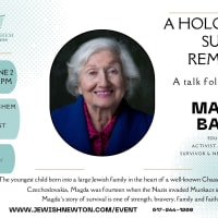 A Holocaust Survivor Remembers: Live Lecture followed by Q&A thumbnail