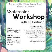 Watercolor Workshop w/ Eli Portman thumbnail