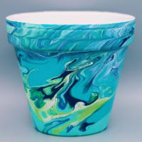 Fluid Art: Garden Pot Painting thumbnail