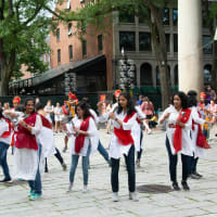 India Society of Worcester: Dhol Tasha Lezim and Vocal Ensemble at Faneuil Marketplace thumbnail