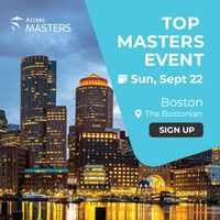 Access Masters in-person event in Boston on September 22nd  thumbnail