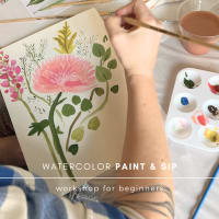 Botanical Watercolor Painting Workshop (Beginner Friendly) thumbnail