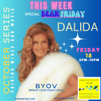 Bear Friday: Dalida Vinyl Night at the Bonde Social Club thumbnail