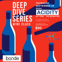 Deep Dive Series: Acidity - Wine Tasting Class at Bonde Fine Wine Shop thumbnail