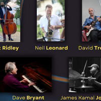 "Third Thursdays" guests Leonard (sax), Tronzo (slide guitar), Ridley (bass), Jones (drums) w/host Bryant (keys). thumbnail