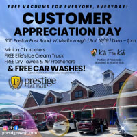 Prestige Marlborough - Customer Appreciation - FREE Washes, Ice Cream, & MINION visit thumbnail