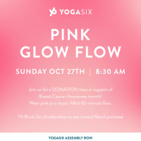 YogaSix Assembly Row Flow for a Cause - Pink Glow Flow thumbnail