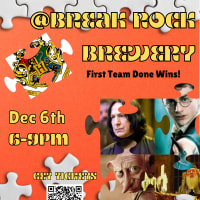 "Harry Potter" Jigsaw Jam @ Break Rock Brewing Co. thumbnail