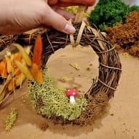 Make a Mini Mushroom Wreath thumbnail
