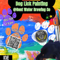Dog "Lick Painting" At Bent Water Brewing Co! thumbnail