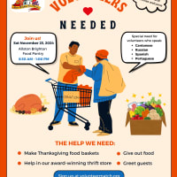 Allston Brighton Food Pantry Thanksgiving Food Distribution Volunteer Event thumbnail