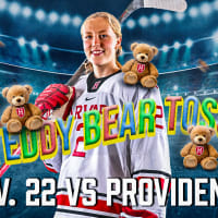 Harvard Women’s Hockey vs. Providence: Annual Teddy Bear Toss thumbnail