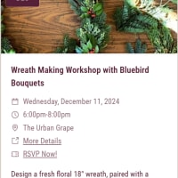 Wreath Making Workshop with Bluebird Bouquets at Urban Grape thumbnail