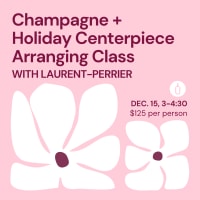 Champagne + Holiday Centerpiece  Arranging Class thumbnail