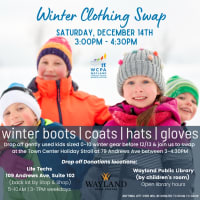 Winter Clothing Swap at Wayland Town Center thumbnail
