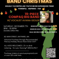 19-Piece Compaq Big Band w/ Vocalist Aviana Gedler at 'Sanctuary's Big Band Christmas' thumbnail