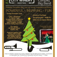 19-Piece Compaq Big Band w/ Vocalist Renee Dupuis at City Winery's 'Boston's Big Band Christmas' thumbnail