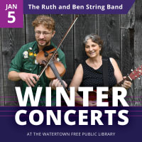 The Ruth and Ben String Band at the Watertown Library thumbnail